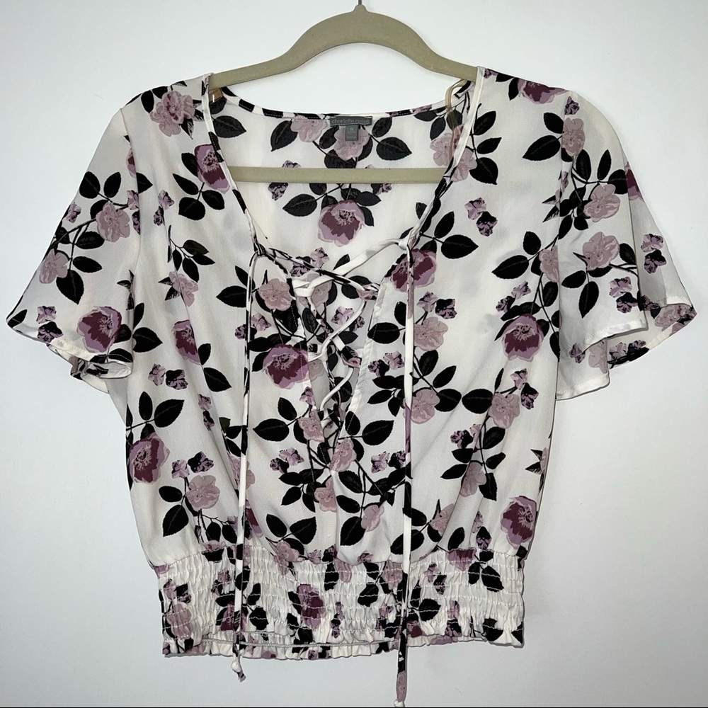 Floral crop top